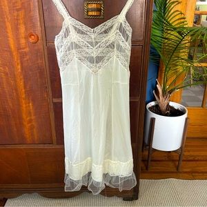 Vintage Off White Slip